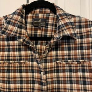 United By Blue soft Cotton Flannel Button Down